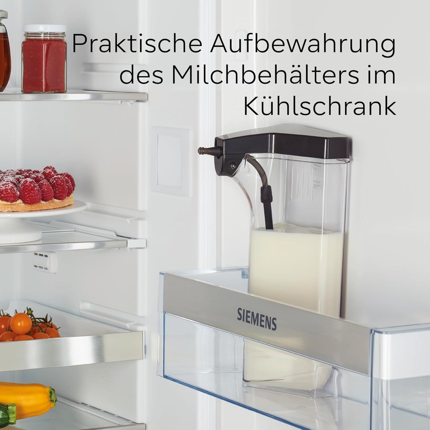 SIEMENS-Kaffeevollautomat EQ900 TQ903D43, intuitives 6,8" TFT-Display, Geräuschreduzierung App-Steuerung, Barista-Modus, AromaSelect, 3 Profile, edelstahl