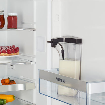 SIEMENS-Kaffeevollautomat EQ900 TQ903D43, intuitives 6,8" TFT-Display, Geräuschreduzierung App-Steuerung, Barista-Modus, AromaSelect, 3 Profile, edelstahl